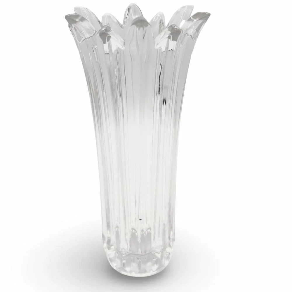 Vintage Mikasa Florita Lead Crystal Bud Vase 6.5